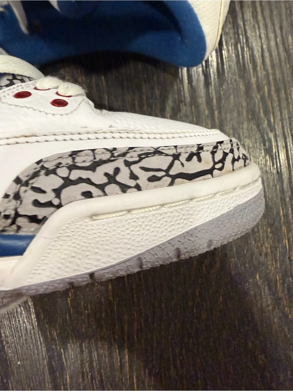 Size 7 Nike Air Jordan 3 Retro 2011 True Blue
